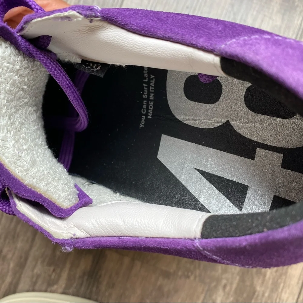 NWOT P448 Women’s Purple Low Top Sneakers Size 8.5 - Picture 10 of 14